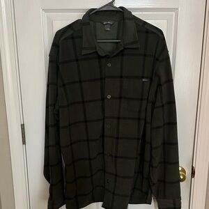 Eddie Bauer Long Sleeve Flannel Button Up